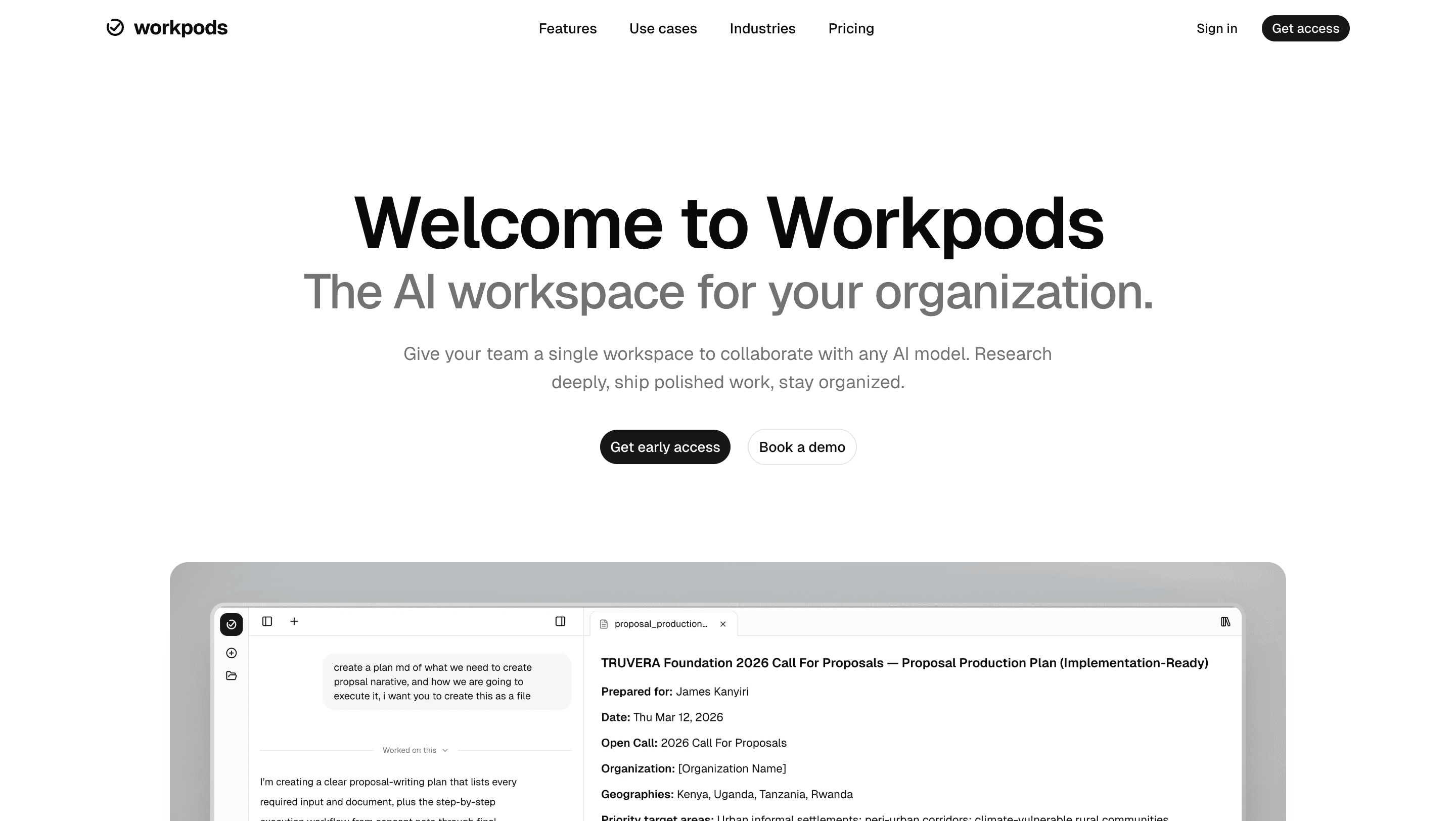 Workpods